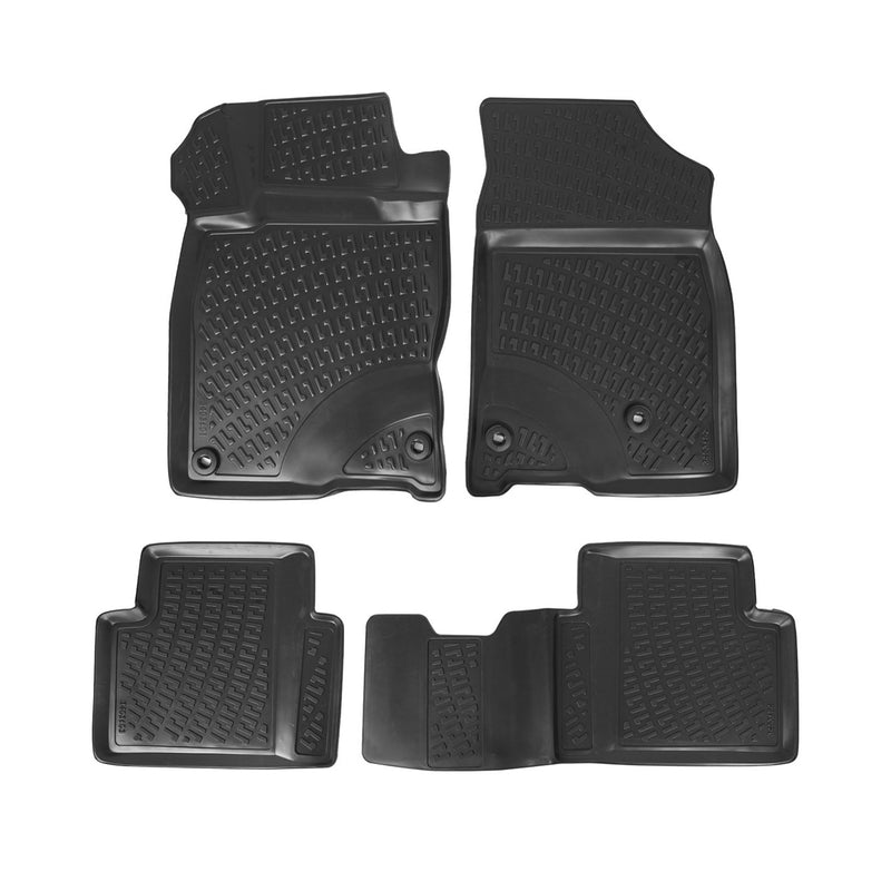 2016-2021 Honda Civic Hatchback Coupe Floor Mats Liners Full Set All Weather Black