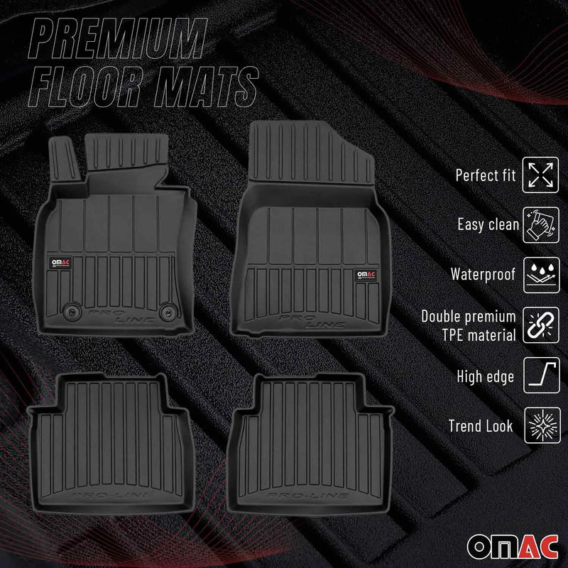 2018-2024 Toyota Camry Premium Floor Mats Liners Full Set All Weather Heavy Duty