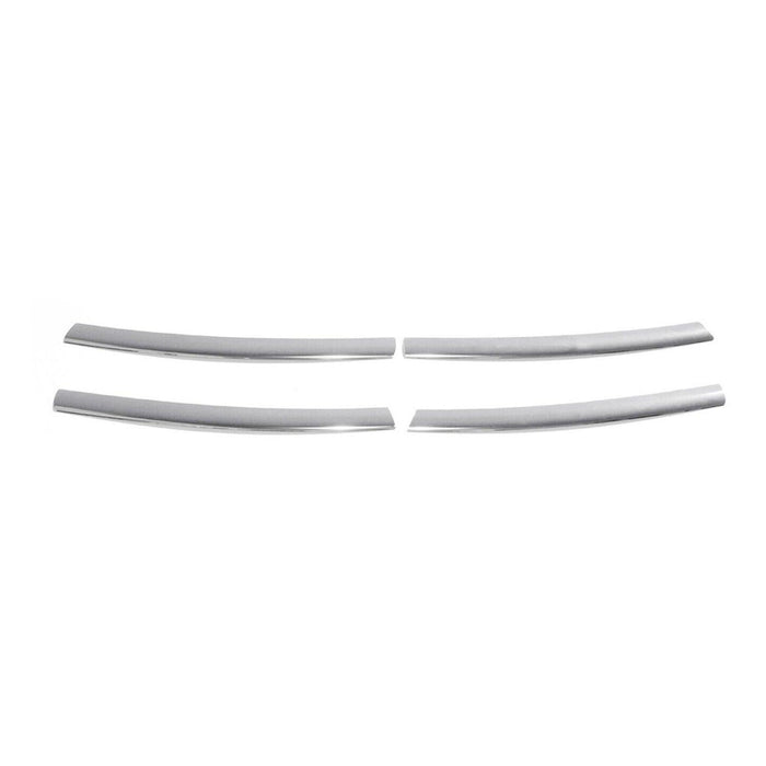 Front Bumper Grill Trim Molding for VW Jetta A6 2011-2014 Steel Silver 4 Pcs