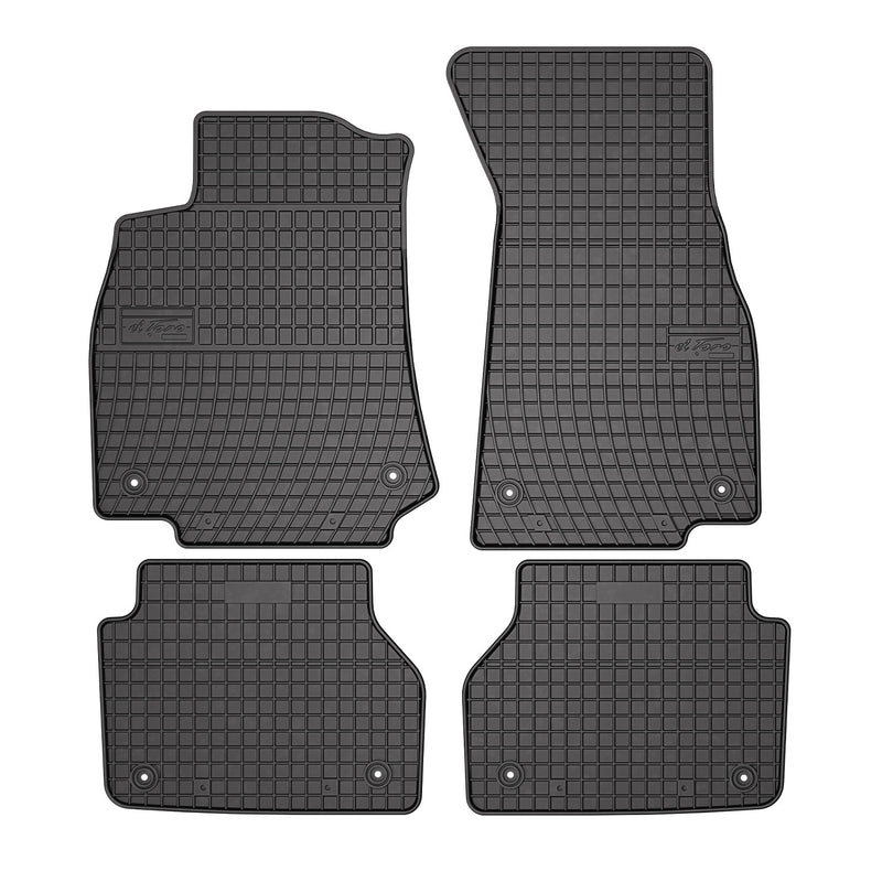 2019-2024 Audi A7 S7 Floor Mats Liners Full Set All Weather Rubber Black