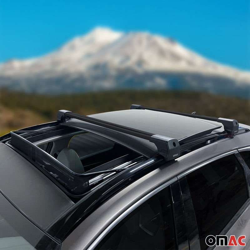 2024-2025 Hyundai Kona Roof Rack Cross Bars Black