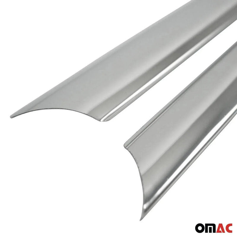 Front Bumper Grill Trim Molding for Toyota RAV4 2006-2009 Steel Silver 4 Pcs - OMAC USA