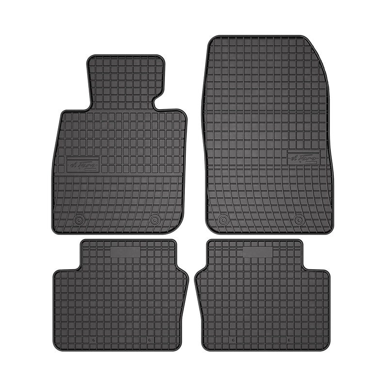 2016-2021 Mazda CX-3 Floor Mats Liners Full Set All Weather Rubber Black