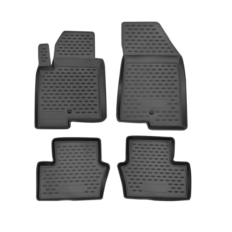 2007-2016 Jeep Compass Floor Mats Liners Full Set All Weather Black