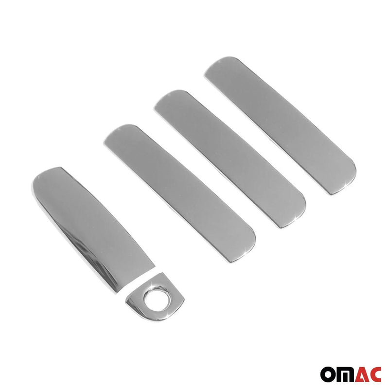 Car Door Handle Cover Protector for Audi A4 2001-2005 Steel Chrome 5 Pcs - OMAC USA