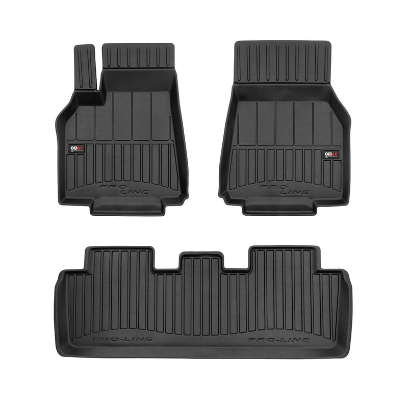 2020-2024 Tesla Model Y Premium Floor Mats Liners Full Set All Weather Heavy Duty