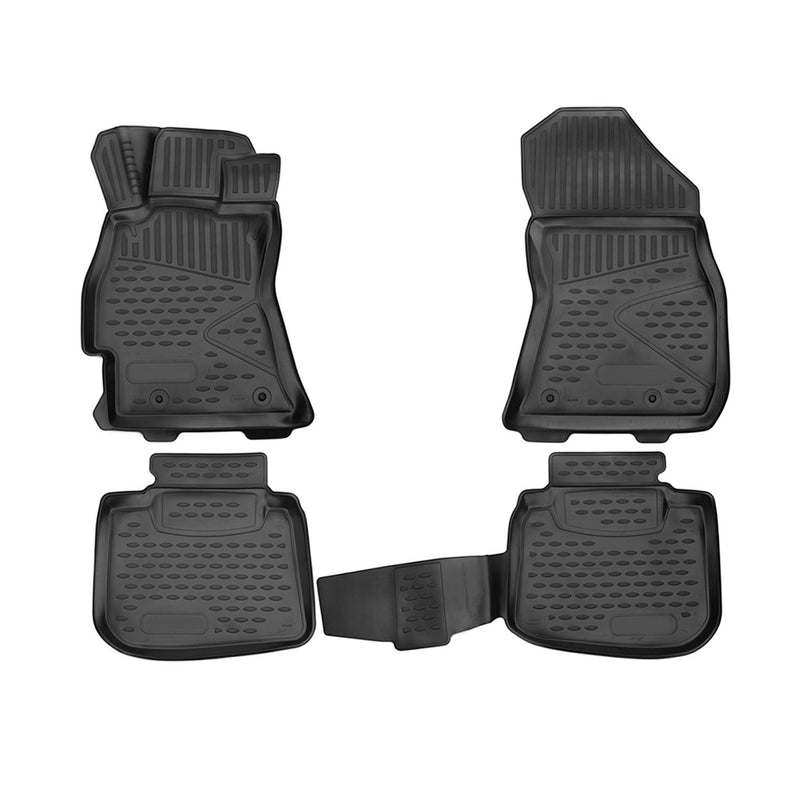 2015-2019 Subaru Outback Wagon Floor Mats Liner TPE All-Weather 4 Pcs