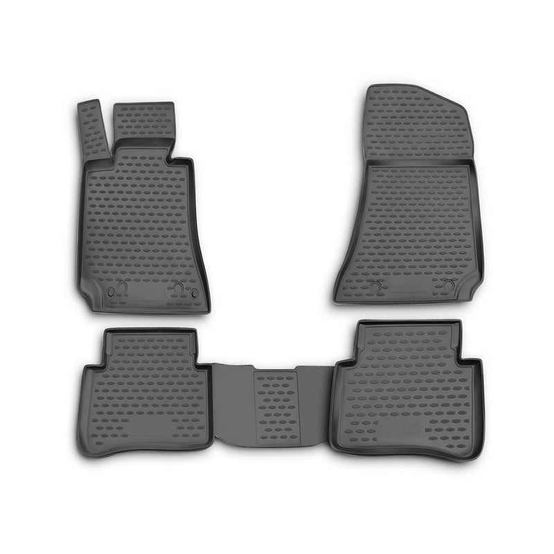 2011-2016 Mercedes E Class S212 Wagon Floor Mats Liners Full Set All Weather Black