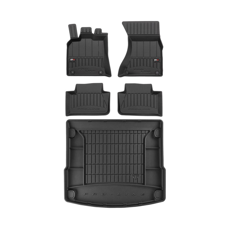 2015-2024 Porsche Macan Premium Floor Mats & Cargo Liner Full Set All Weather Heavy Duty Black