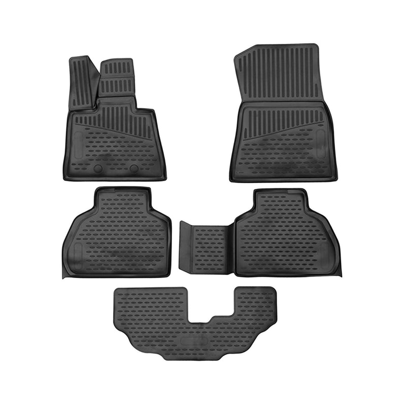 2019-2025 BMW X7 G07 Floor Mats Liners Full Set All Weather Black