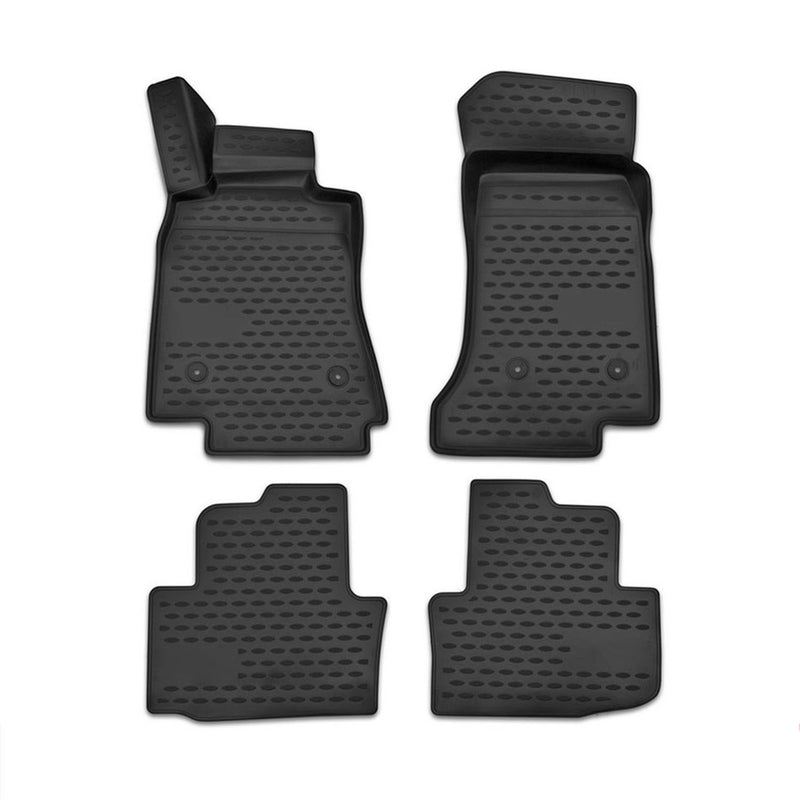 2013-2016 Cadillac ATS Floor Mats Liners Full Set All Weather Black