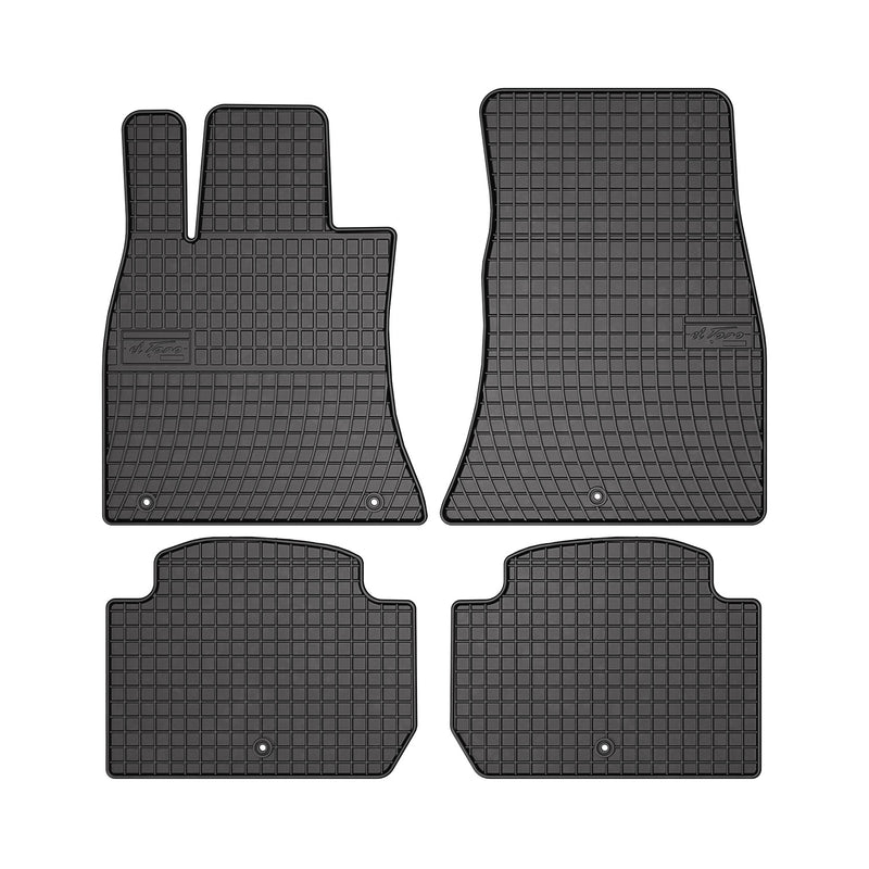 2018-2023 Kia Stinger Floor Mats Liners Full Set All Weather Rubber Black