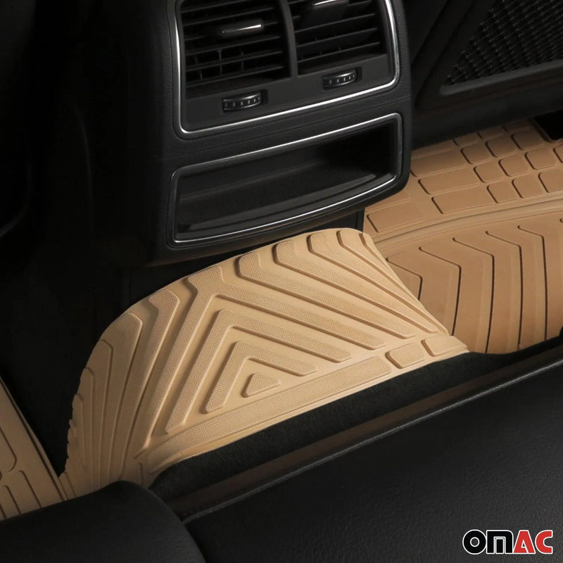 2006-2013 Mercedes R Class W251 Semi-Custom fit Floor Mats Liner TPE Beige 6Pcs