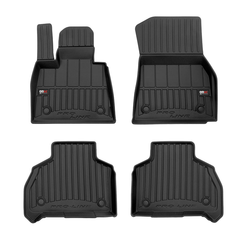 2019-2025 BMW X7 G07 Premium Floor Mats Liners Full Set All Weather Heavy Duty Black