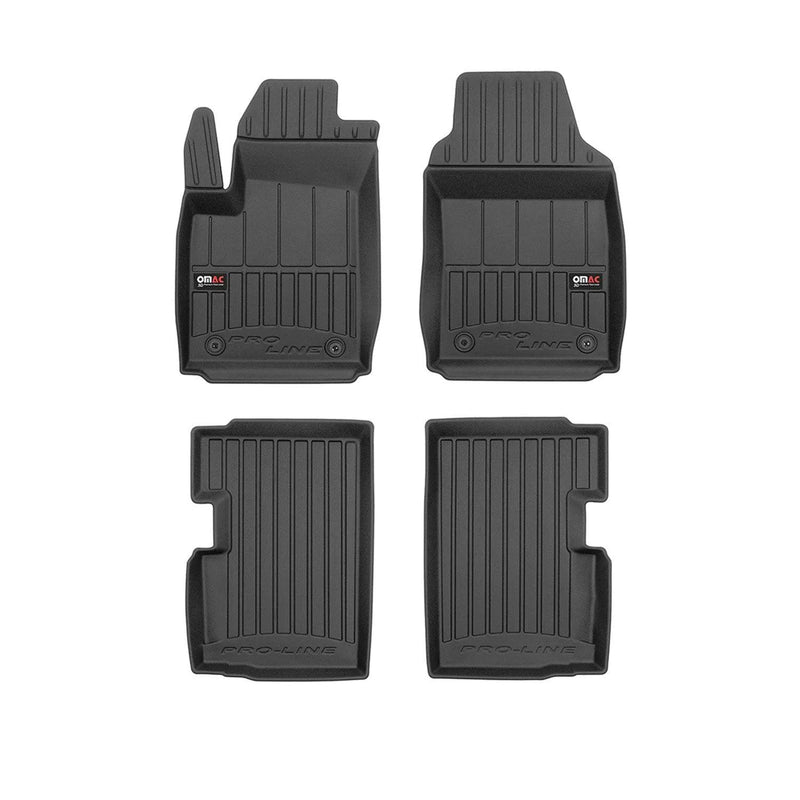 2009-2019 Fiat 500 Premium Floor Mats Liners Full Set All Weather Heavy Duty