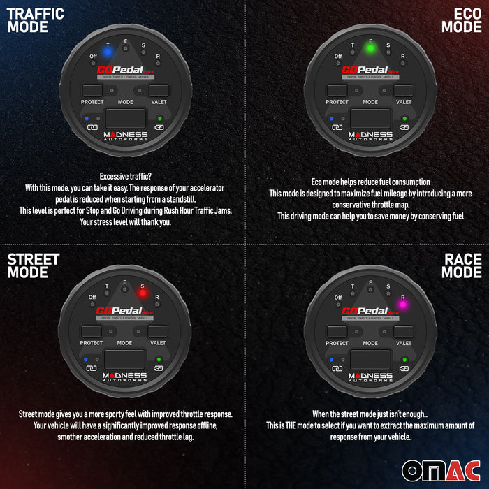 Madness Digital Throttle Controller for Chevrolet Tahoe GMC Yukon 2015-2020