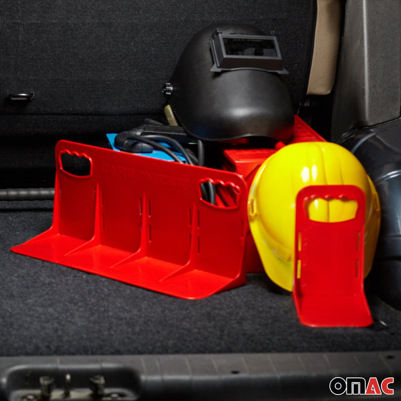 Red Trunk Organizer Stopper Stand 3 Pcs.