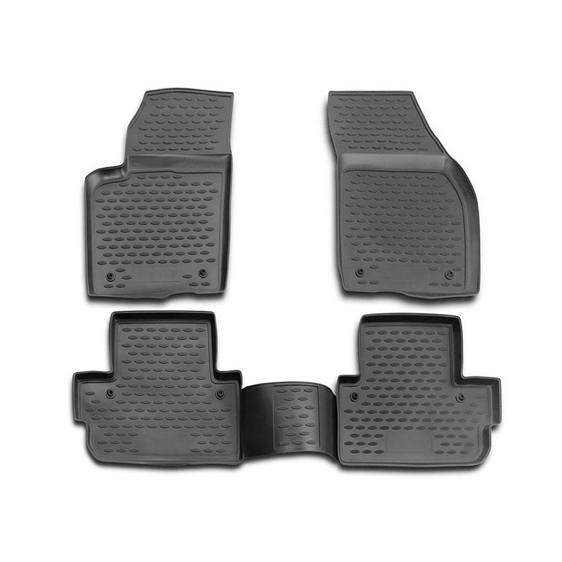 2007-2013 Volvo C30 Floor Mats Liners Full Set All Weather Black