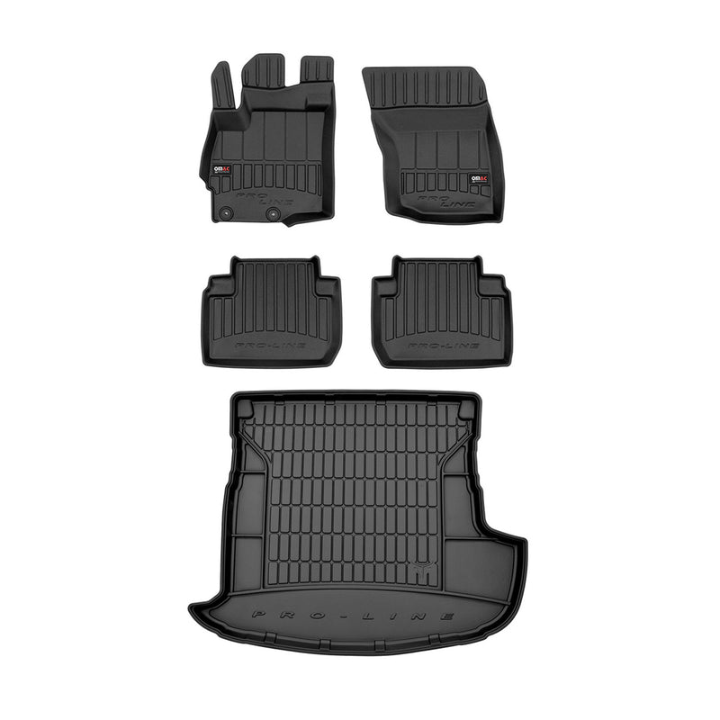 2014-2020 Mitsubishi Outlander Premium Floor Mats & Cargo Liner Full Set All Weather Heavy Duty 5 Seats