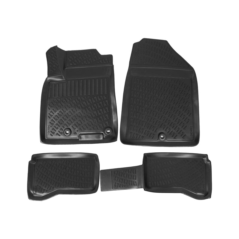 2017-2022 Kia Niro Floor Mats Liners Full Set All Weather Black