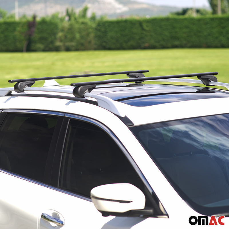 Roof Racks Luggage Carrier Cross Bars Iron for Acura RDX I II 2007-2018 Black