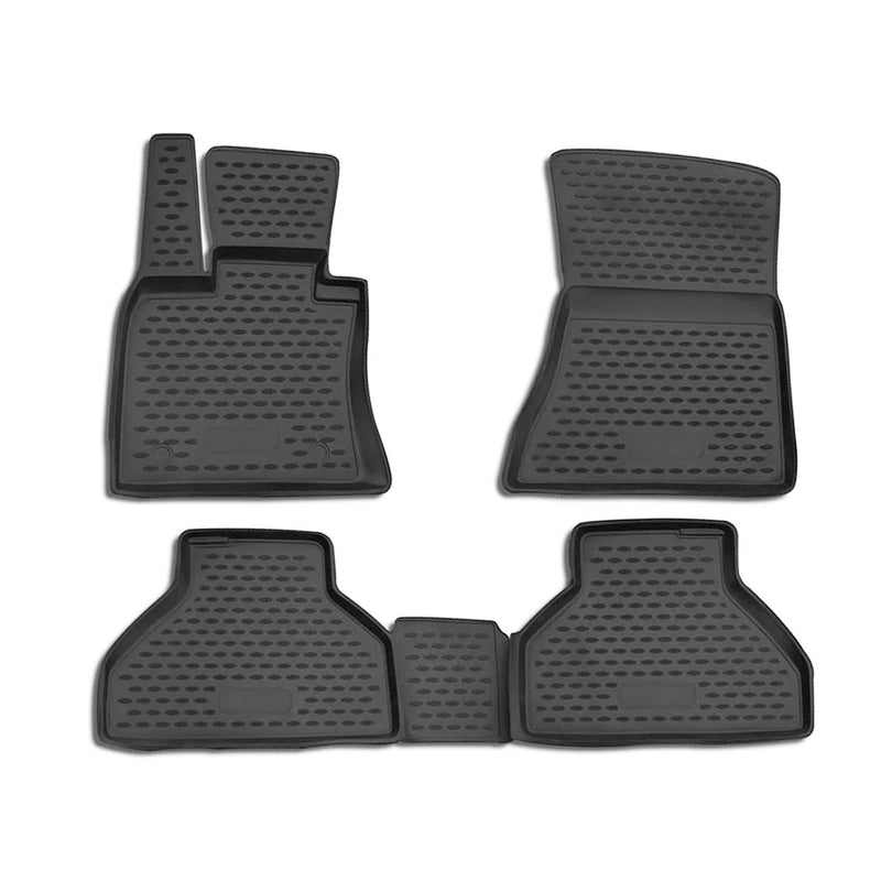 2007-2013 BMW X5 E70 Floor Mats Liners Full Set All Weather Black