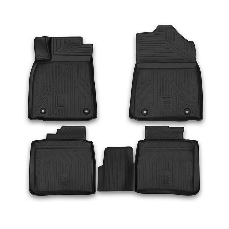 2013-2018 Lexus ES 350 Floor Mats Liners Full Set All Weather Black