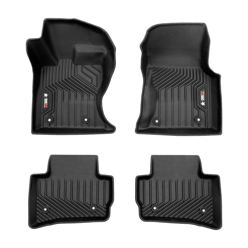 2018-2024 Range Rover Velar Premium Floor Mats Liners First and Second Row Set Black