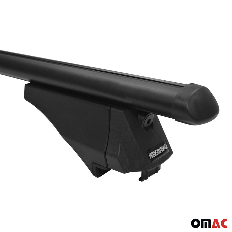 2005-2011 Audi A6 Avant Roof Rack Cross Bars Black