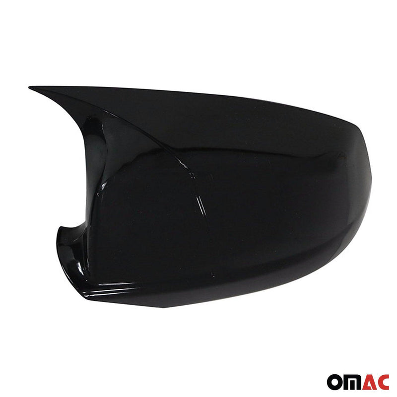 Side Mirror Cover Caps fits BMW 5 Series F10 F11 F18 2011-2013 Gloss Black