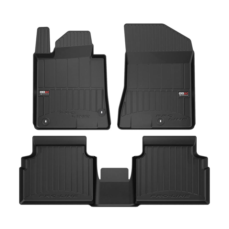 2021-2024 Hyundai Sonata 2020-2024 / Kia K5 Premium Floor Mats Liners Full Set All Weather Heavy Duty