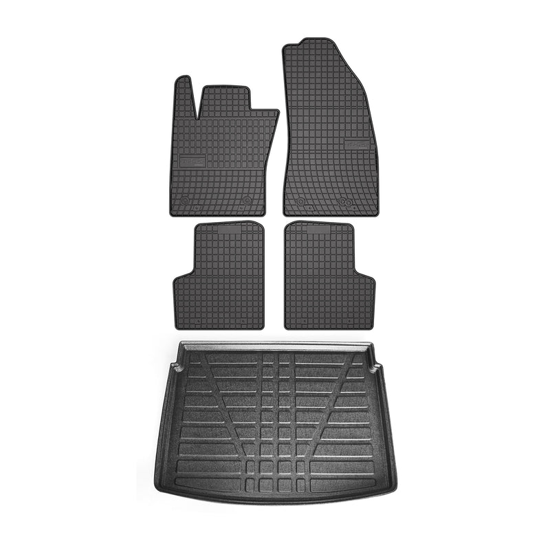 2015-2023 Jeep Renegade Floor Mats & Cargo Liner Full Set All Weather Black