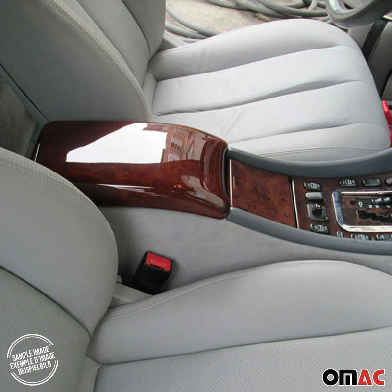 1997-2002 Mercedes CLK Class C208 Armrest Box Lid Cover Wood Walnut 1Pc