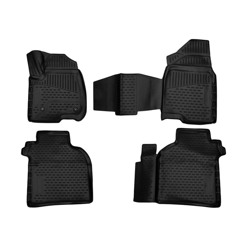 2014-2019 GMC Sierra Crew Cab 1500/2500/3500 Floor Mats Liners Full Set All Weather