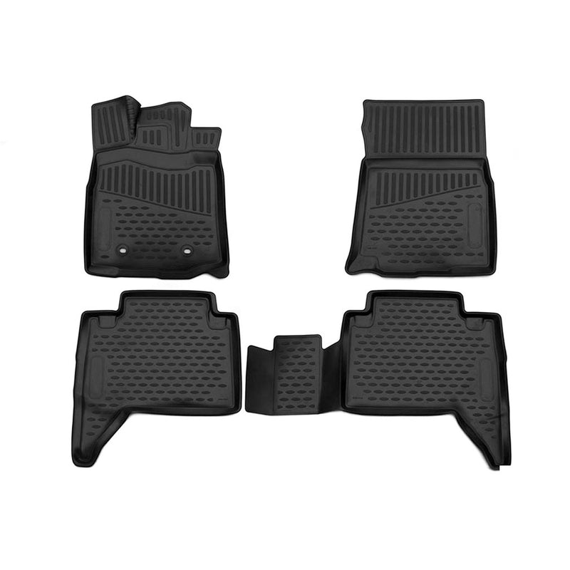 2016-2021 Toyota Tacoma Double Cab Floor Mats Liners Full Set All Weather