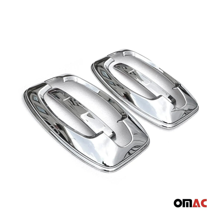 Car Door Handle Cover Protector for RAM ProMaster 2014-2024 Silver Chrome 8 Pcs - OMAC USA