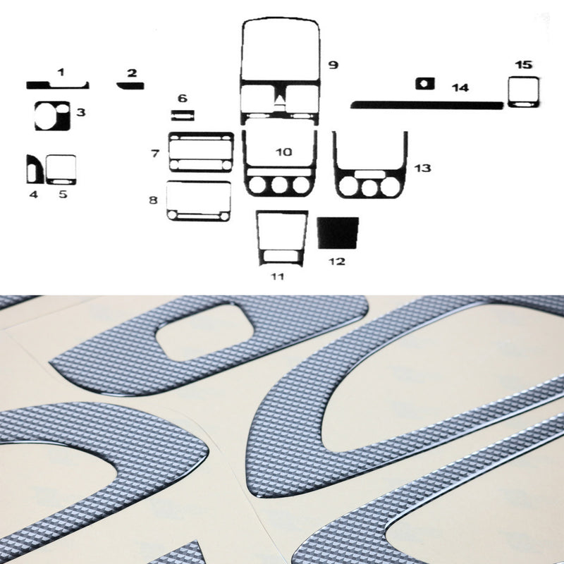 2006-2009 Volkswagen Rabbit Mk5 HB 5D Dashboard Console Trim Kit