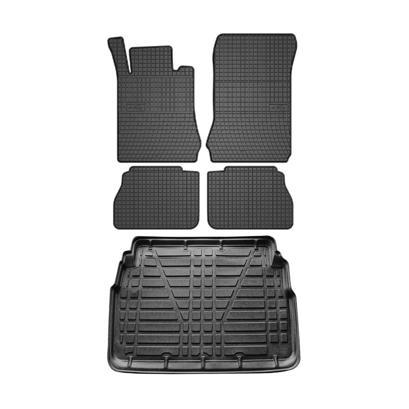 1996-2002 Mercedes E Class W210 Sedan Floor Mats & Cargo Liner Full Set All Weather