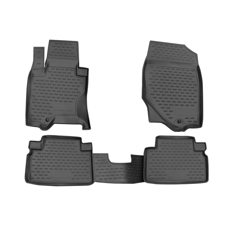 2009-2012 Infiniti FX50 Floor Mats Liners Full Set All Weather Black