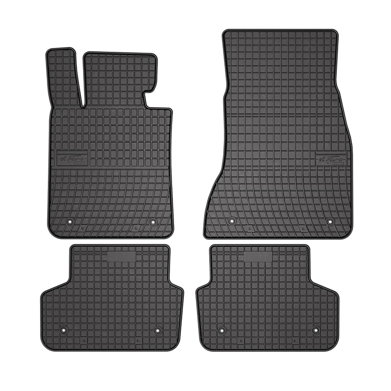 2017-2023 BMW 5 Series G30 G31 Sedan Touring Floor Mats Liners Full Set All Weather Rubber Black