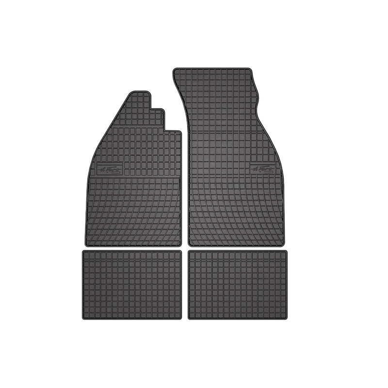 1938-2003 VW Beetle Floor Mats Liners Full Set All Weather Rubber Black