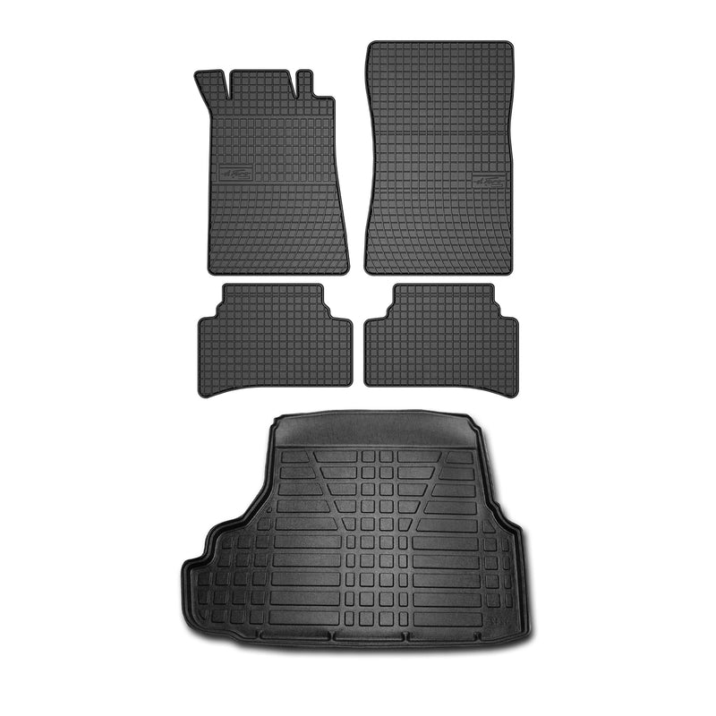 1995-2000 Mercedes C Class W202 Floor Mats & Cargo Liner Full Set All Weather