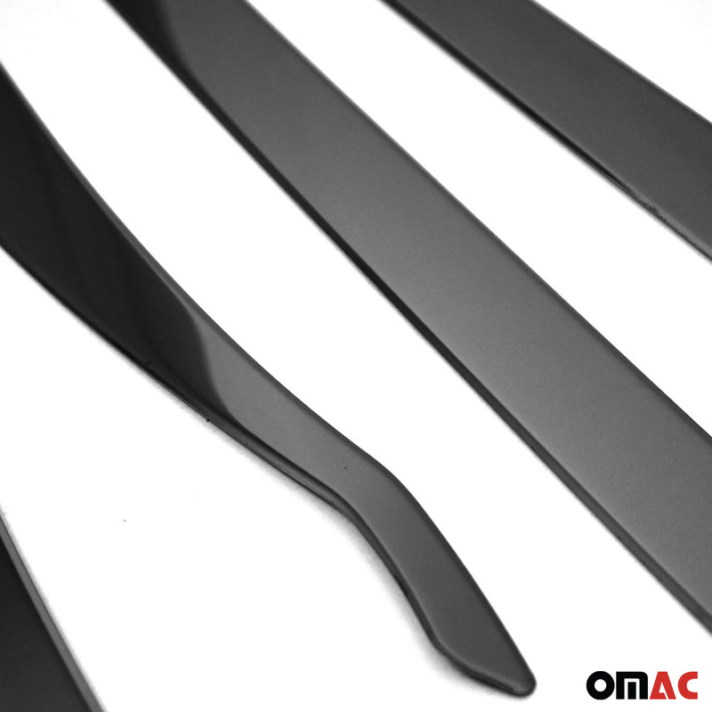 Side Door Molding Trim Skirt Garnish for Jeep Renegade 2015-2024 Steel Dark 4Pcs