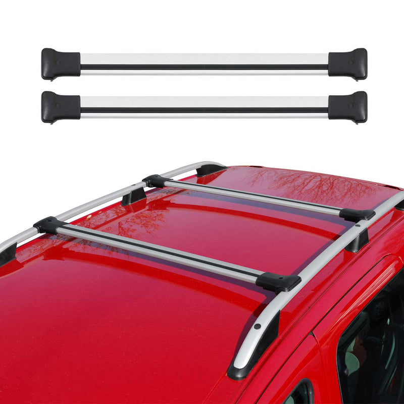 2019-2023 Ford Ranger Roof Rack Cross Bars Silver