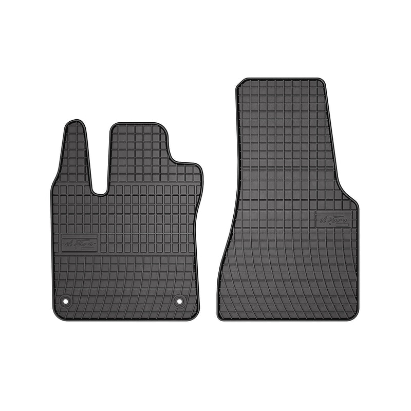 2016-2017 Smart ForTwo Floor Mats Liners Full Set All Weather Rubber Black