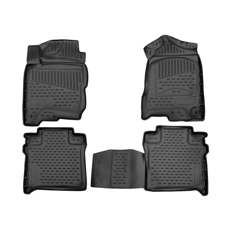 2016-2018 Nissan Titan XD Crew Cab Floor Mats Liners Full Set All Weather