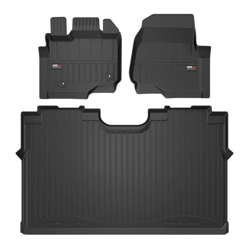 2015-2024 Ford F-150 Lightning /F-150 Raptor /F-150 Super Crew Premium Floor Mats Liners Full Set All Weather Heavy Duty