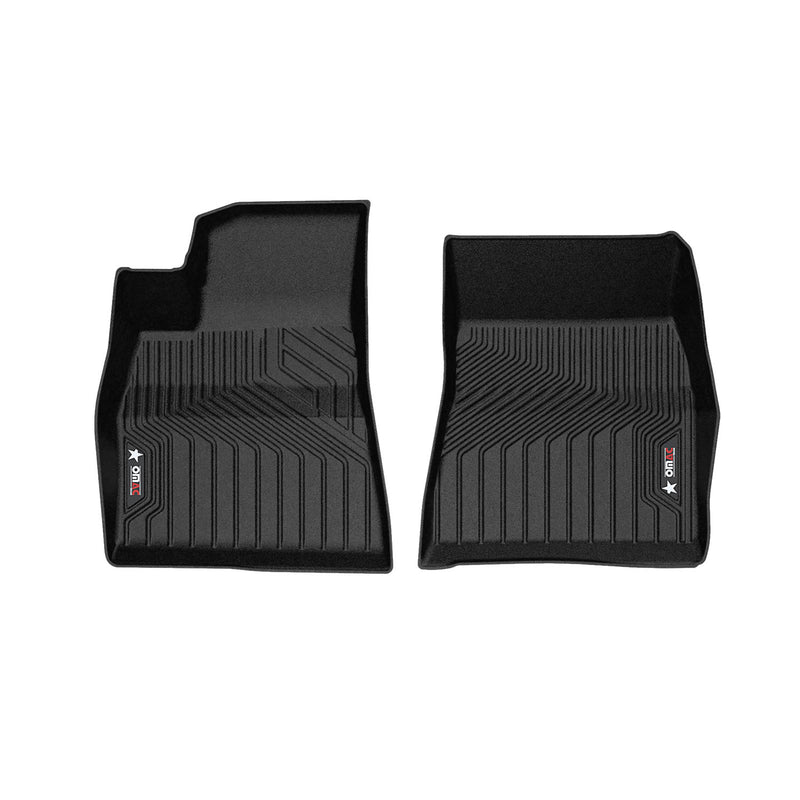 2017-2024 Tesla Model 3 Premium Floor Mats Liners First Row Front Black