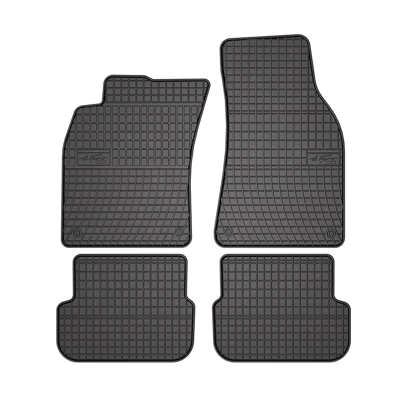 2008-2011 Audi A6 Sedan Floor Mats Liners Full Set All Weather Rubber Black