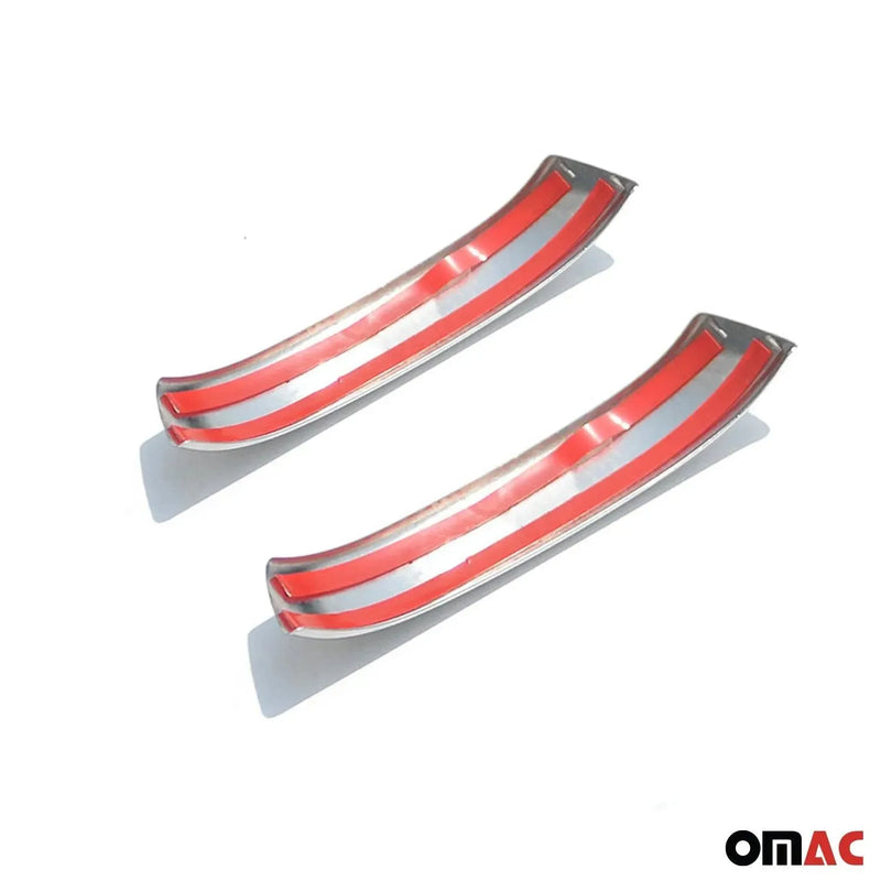 Car Door Handle Cover Trim for Smart ForTwo 1998-2007 Steel Chrome 2 Pcs - OMAC USA